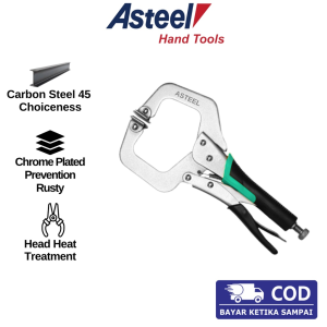 Tang Jepit Catok Kunci Mini Locking Plier C Clamp Swivel Lock 6 inch