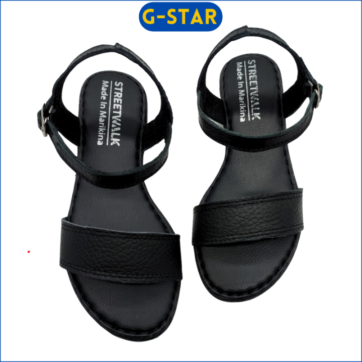GStar Footwear SM Duty Sandals for Ladies with Tahi Ankle Strap Duty  Sandals for Women Strap Leather Sandals Slippers for Girls Marikina Made  Two