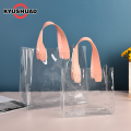 KYUSHUAD  Túi Tote Trong Suốt PVC Bao Bì Quà Tặng Túi Nhựa Cầm Tay. 