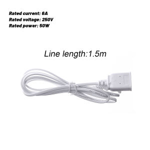 4.5ม สายไฟต่อพ่วงปลั๊กต่อพ่วง ปลั๊กไฟ 2 ขา ปลั๊กแบนอุปกรณ์สายไฟและอะแดปเตอร์ ตัวต่อปลั๊กสายไฟต่อพ่วง สายไฟต่อพ่วงสีขาวสายไฟ