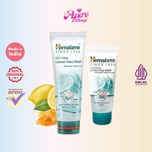 HIMALAYA Oil Control Lemon Face Wash 100ml - Gel Sabun Pembersih Wajah Untuk Kulit Berminyak