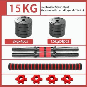 【LOCAL STOCK-Deliver in 2-3 days】Dumbbell set For Men 20KG and 15KG Barbell Set Dumbbells Set For Men Fitness And Exercise Arm Or Weightlifting Barbell Dumbbells For Men Weights Gym Equipment Adjustable Dumbbells Equipment Adjustable Two-in-One Dumbbell