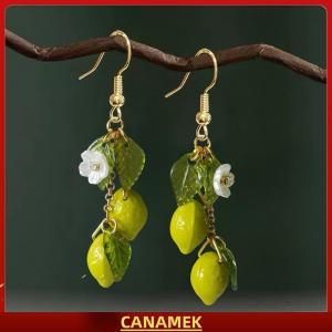 Miễn phí vận chuyển✨ Cá Nhân Bông Tai Chanh Với Tua Dài Trái Cây Mùa Hè Dangle Bông Tai Đa Năng Bohemian Đồ Trang Sức Quà Tặng Cho Phụ Nữ