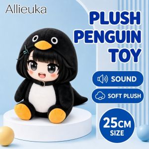 Penguin Plush Doll Arknights Gugugaga Stuffed Toy Soft Huggable Sound Version Collectible Gift For Kids Adults Fans Home Decor Photo Props