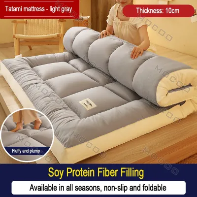 Locome Mattress Bestsell Foldable Size Single Double Queen King Full Filling Thickness 10cm Crawling Mat Home/Student Mattress Tatami