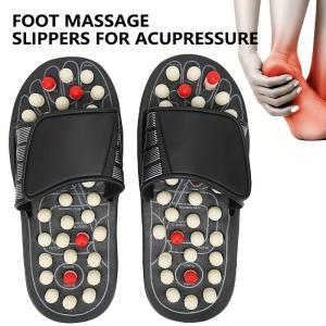 yangpa123 Acupressure Massage Slippers Foot Massager For Feet Care Reflexology Sandals Sore Plantar Fasciitis Arch Neuropathy Pain Relief