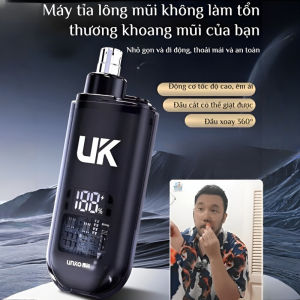 Máy tỉa lông mũi màn hình kỹ thuật số / Máy tỉa lông mũi điện / Dụng cụ vệ sinh mũi chuyên nghiệp / Máy tỉa lông mũi có thể rửa được / Máy tỉa lông mũi tự động an toàn sạc qua cổng USB