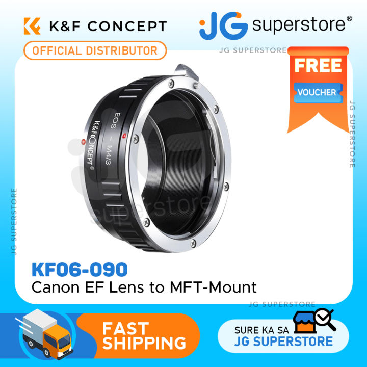 K&F Concept EOS-M4/3 High Precision Lens Adapter Mount for Canon