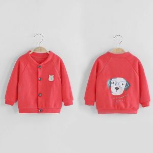 พร้อมส่งในไทย เสื้อไหมพรม คาร์ดิแกน แขนยาวเด็ก เสื้อคลุม ลายการ์ตูนน่ารัก