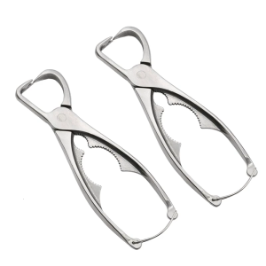 Manual Teas Cake Opener with Comfortable Grip Stainless Steel Tongs Manual Teas Opener for Teas Lover and Collectors