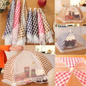 SUN ME Collapsible Lace Mesh Outdoor Camp BBQ Picnic Food Cover Anti Fly Mosquito Protector Kitchen Helper