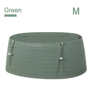 AONIJIERunningBeltBagWomenMenElasticSportsWaistPackRunningRaceNumberBeltForMarathonCyclingMountaineeringW8116