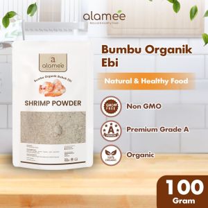 ALAMEE Ebi Bubuk Kering Bumbu Dapur Organik Udang Shrimp Powder Giling Praktis 100gr