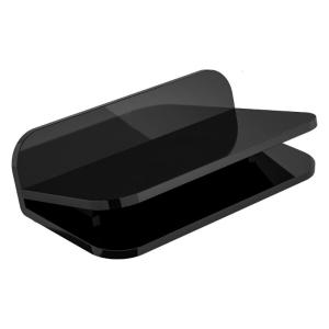 Not Slip Acrylic Tilting Soundbar Stand Quick Assembly Designs Modern Tilted Desktop Speaker Base for Multiple Speakers