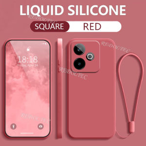 Casing For Realme GT 7T Matte Soft Case With Lanyard For Realme GT7 T GT7T Silicone Wristband Phone Cover With Strap Hanging Rope