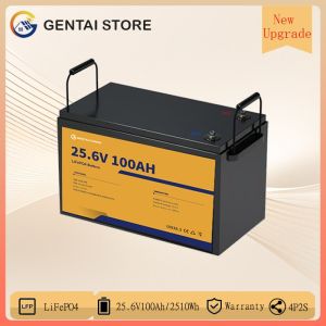 ***GENTAI POWER LiFePo4 Lithium Battery 24V 200AH/150AH/100AH Solar Battery Built in 100A BMS 4P2S