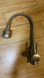 VÒI RỬA CHÉN LÒ XO NÓNG LẠNH ĐỒNG THAU VÀ INOX 304