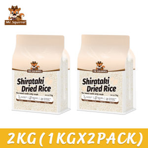 Mr.Squirrel Dry Dried Shirataki Rice 1kg Konjac Keto Low Carb Konjak Rice Miracle Rice