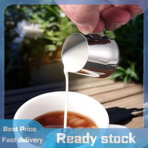 ZMONH เหยือกใส่นมขนาดเล็กทำจากสเตนเลสสตีล304เหยือกใส่ดอกไม้ปลายแหลมทนทานต่อการใช้งานถ้วยทำกาแฟเหยือกทำฟองนม