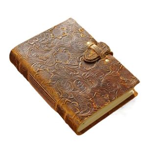 FOUNDTWO Thủ công Sổ tay da Bao da thật Cổ điển Sổ phác thảo du lịch Mộc mạc Không có lớp lót Sổ ghi chép hàng ngày Viết