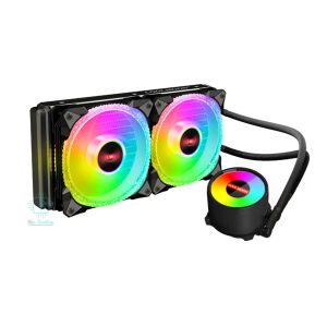 ICEMOON240 ชุดน้ำปิด2ตอน CPU Liquid Cooler 5v ARGB AutoRGB ระบายความร้อนCPU รองรับ Intel และ AMD