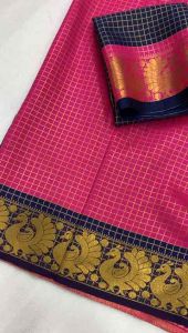 ( READY STOCK ) Half Saree Now In Trend 100% pure qaulity with awasome finishing work same as video / Heavy kanchipuram silk lehanga blouse along with heavy Duppta