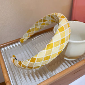 BANDO WANITA KOREA MODEL KOTAK KOTAK TEBAL GAYA SIMPLE DAN ELEGAN AKSESORIS FASHION KOREA PREMIUM