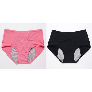 ผู้หญิงสรีรวิทยากางเกงประจำเดือน Leak-Proof High-Rise กางเกงเป้าขนาดใหญ่ด้านนอกชุดชั้นในผ้าไหมระบายอากาศขนาดพิเศษขายดี