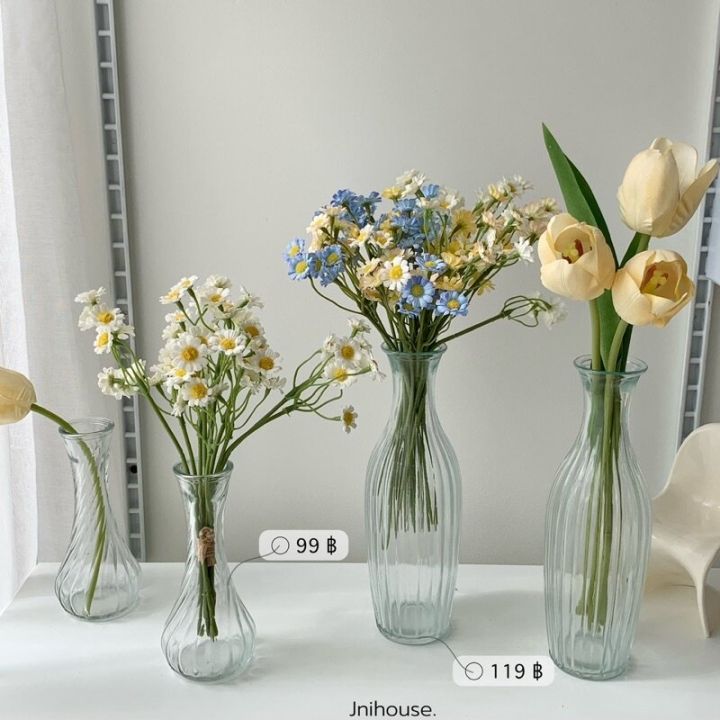 [พร้อมส่ง] Jnihouse : แจกันดอกไม้ทรงสูง Glass Vase | Lazada.co.th