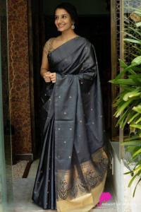 [PRE ORDER] Soft Lichi Silk Saree ~ Delivery Lead Time : 10 days