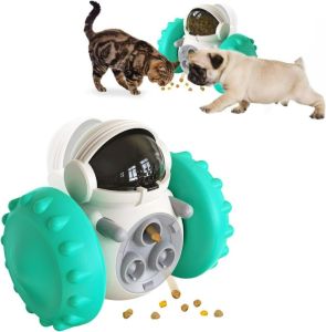 Pet Food Dispenser Dog Cat Tumbler Toys Treat Dispenser Slow Feeder Increases Small Medium Large Pet IQ Training Toys