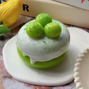 DOWNA Nho xanh Đồ chơi bóp Xoài Mô phỏng Soufflé Đồ chơi ngón tay Mềm mại Giảm căng thẳng Đồ chơi hồi phục chậm Quà tặng