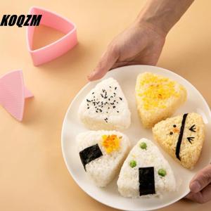 KOQZM Sushi Mold Onigiri Rice Ball Food Press Triangular Sushi Maker Mold Sushi Kit