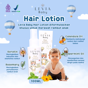 LEVIA Baby Hair Lotion Rambut Bayi | 100 ml | Perawatan Rambut Bayi