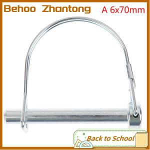 Behoo Heavy Duty Marine Trailer Coupler Safety Pin D Ring Round Arch Locking Lock Pin