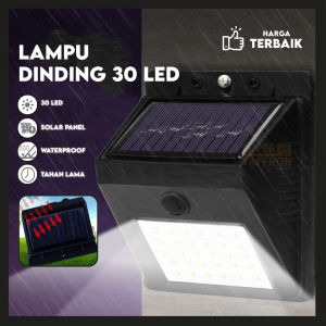 Lampu Dinding Solar Cell Sensor Gerak Cahaya 100 LED 600 Lumens Waterproof
