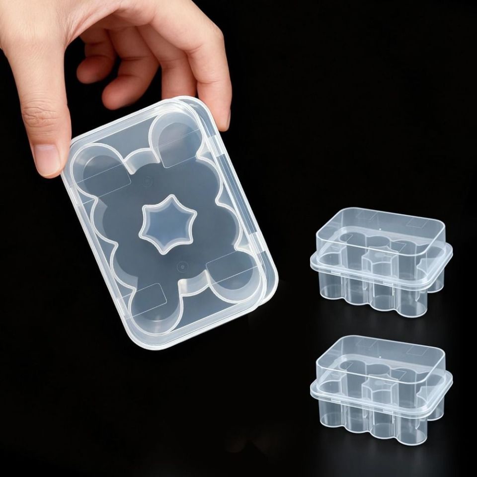 LIVELYN Stackable Vial Storage Case Clear 2/10/24-Slot Freezer Tube Box 3/5/7/10mL Plastic Microtube Storage Box Refrigerator Organizer