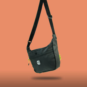 QXZ94 Slingbag Waterproof Anti Air Tas Selempang Pria Wanita Original Bimo Hitam Qsb-bimo-01