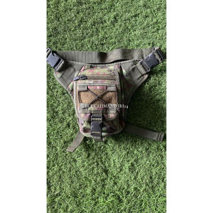 Tas Paha Standar Pria Hijau Army Loreng Tas Pinggang Selempang Pouch HP Waterproof