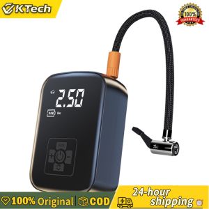 Cordless Inflator Air Compressor 150 PSI 3600mAh Battery Ideal for Car and Bike Tires