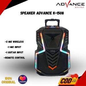 SPEAKER ADVANCE K-1508 SPEAKER KAROKE SPEAKER ADVANCE 15 INCH