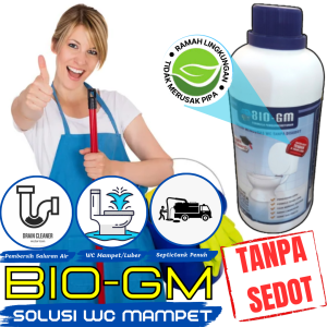 Probiotik Organik Cairan Pengurai Toilet WC Siram Air Tidak Lancar Mampet Bio GM Tanpa Harus Sedot