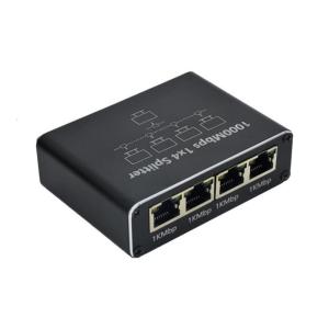 Gigabit Ethernet Splitter 1 đến 4/3/2 Bộ chuyển đổi cổng hỗ trợ 1000Mbps Ethernet cho nhiều thiết bị kết nối thuận tiện