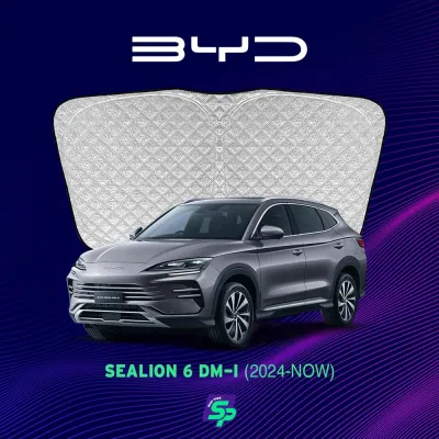 BYD Seal 6 Atto 3 Dolphin Custom Fit Sunshade 6-layer thickened insulation material UV PROTECT Car Sunshade Front Windshield Sunshade