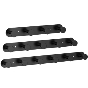 Heavy Duty Stainless Steel Wall Hook Set Multiple Hooks Hanger Space Saving Storage For Home Office Entryway