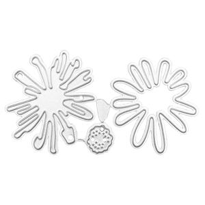 Chrysanthemum Flower Cutting Dies Daisy Metal Die-Cut Embossing Stencil-for DIY Scrapbooking Album Photo-Decoration