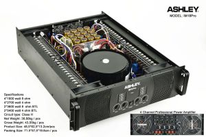 Power Ashley IM18Pro 4 Channel Original Class H Power Amplifier Original Ashley