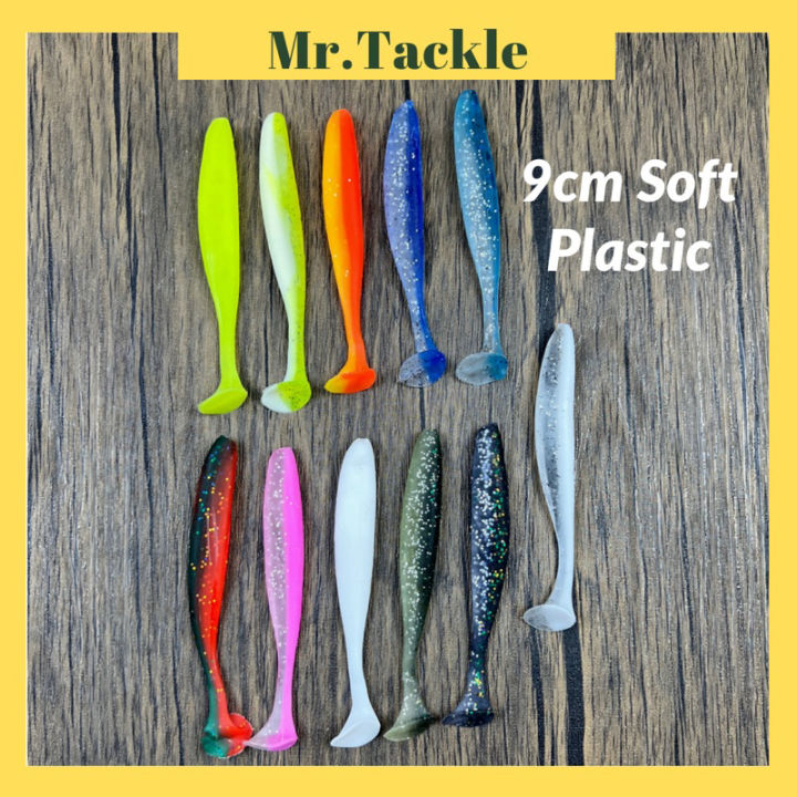 8cm Soft Plastic Lure Killer Soft Bait Zman Fishing Lures T Tail Umpan