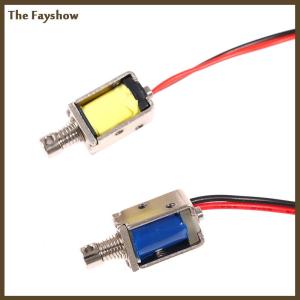 [The Fayshow] Dc 3V 5V 6V 9V 12V Push-Pull solenoid thông qua loại nam châm điện đột quỵ 4mm