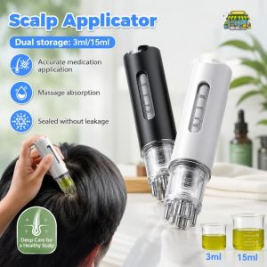 15ML Scalp Applicator Comb Precise Dosing Hair Growth Tool Liquid Dispenser Hair Loss Care Tool
